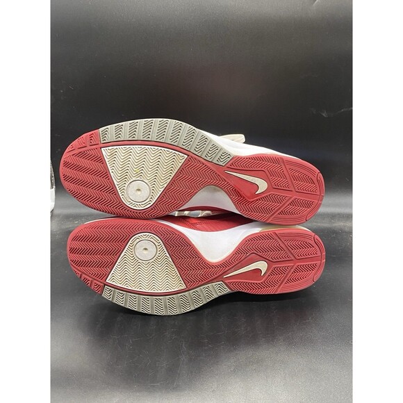 Nike Air Max Hyped Mens Basketball Shoes Size 11 Red White 407705-600 High top - Picture 7 of 7